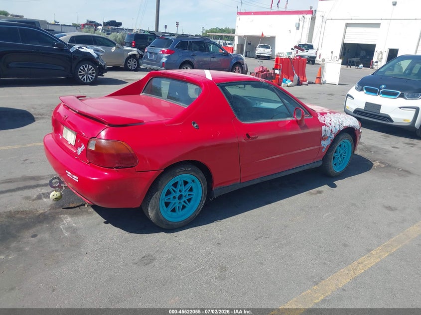 1995 Honda Civic VIN JHMEG1143SS005563 IAAI salvage auction — NORMAL WEAR, Clear (Utah), sold $575 on 2026-07-09 (photo 4)