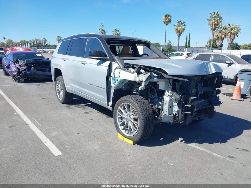 2022 Jeep Grand cherokee VIN 1C4RJKEG4N8549778 — IAAI salvage auction photo