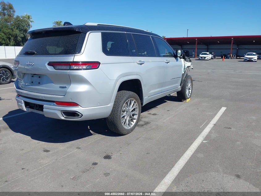 2022 Jeep Grand cherokee VIN 1C4RJKEG4N8549778 IAAI salvage auction — FRONT END, Salvage Title, sold $8,100 on 2026-08-11 (photo 4)