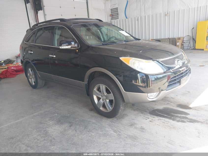 2010 Hyundai Veracruz VIN KM8NUDCC6AU129020 IAAI salvage auction — NORMAL WEAR, Clear (New Jersey), sold $2,400 on 2026-07-08 (photo 1)