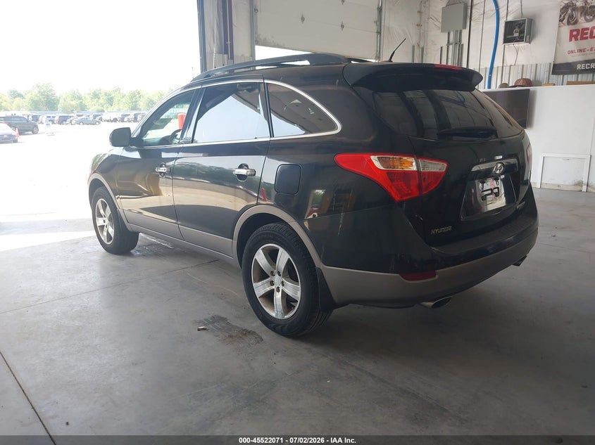 2010 Hyundai Veracruz VIN KM8NUDCC6AU129020 IAAI salvage auction — NORMAL WEAR, Clear (New Jersey), sold $2,400 on 2026-07-08 (photo 3)