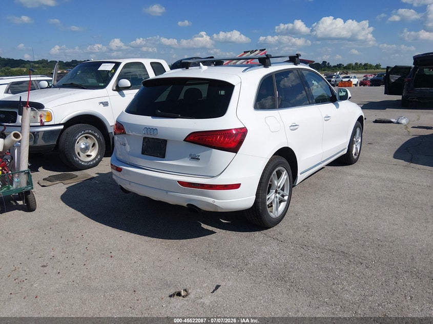 2015 Audi Q5 VIN WA1LFAFP9FA072334 IAAI salvage auction — NORMAL WEAR, Clear (Missouri), sold $1,750 on 2026-07-23 (photo 4)