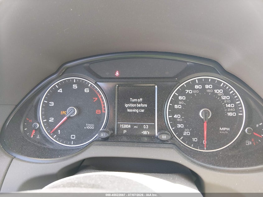 2015 Audi Q5 VIN WA1LFAFP9FA072334 IAAI salvage auction — NORMAL WEAR, Clear (Missouri), sold $1,750 on 2026-07-23 (photo 7)