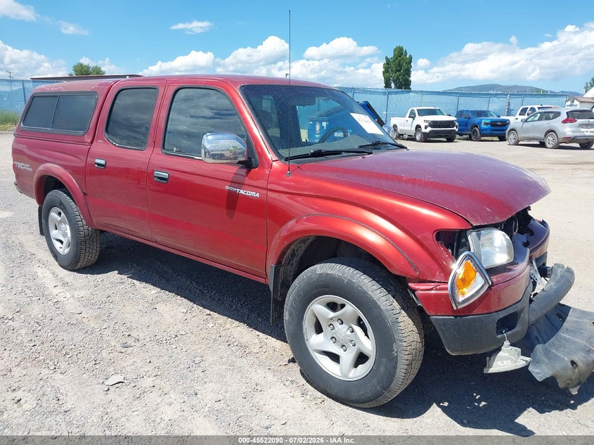 2001 Toyota Tacoma VIN 5TEHN72N91Z778059 IAAI salvage auction — FRONT END, Clear (Montana), sold $4,950 on 2026-08-02 (photo 1)