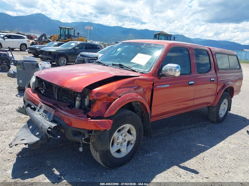 2001 Toyota Tacoma VIN 5TEHN72N91Z778059 IAAI salvage auction — FRONT END, Clear (Montana), sold $4,950 on 2026-08-02 (photo 2)