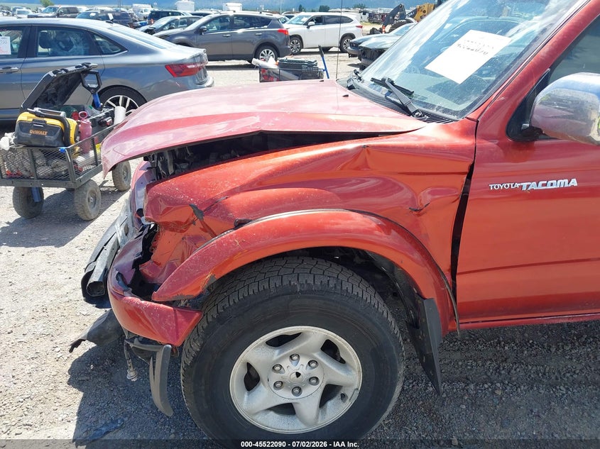 2001 Toyota Tacoma VIN 5TEHN72N91Z778059 IAAI salvage auction — FRONT END, Clear (Montana), sold $4,950 on 2026-08-02 (photo 6)