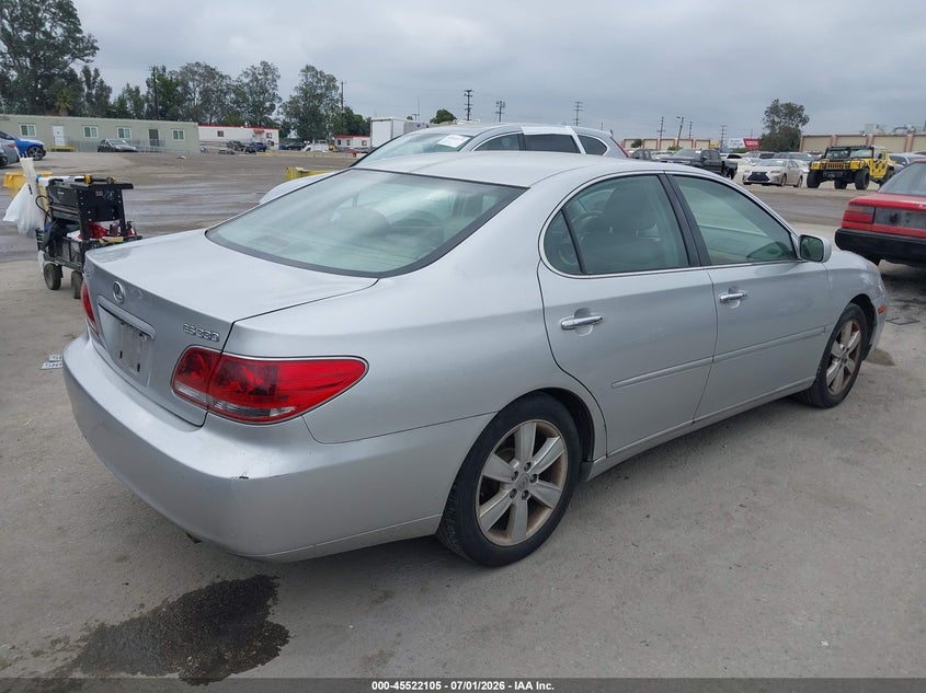 2005 Lexus Es 330 VIN JTHBA30G855112073 IAAI salvage auction — LEFT FRONT, Salvage (California), sold $375 on 2026-07-29 (photo 4)