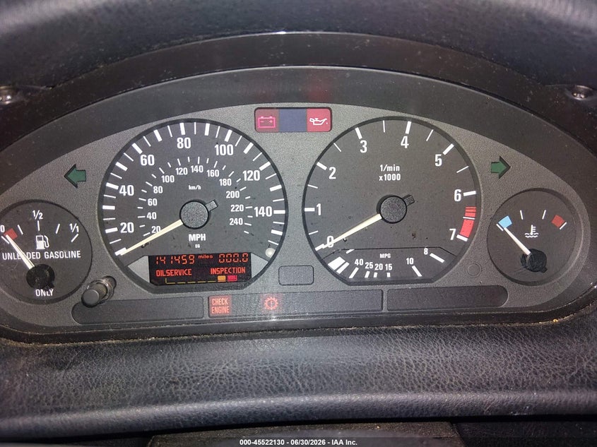 1994 BMW 3 series VIN WBACB4325RFM02647 IAAI salvage auction — NORMAL WEAR, Clear (Tennessee), sold $425 on 2026-07-29 (photo 7)