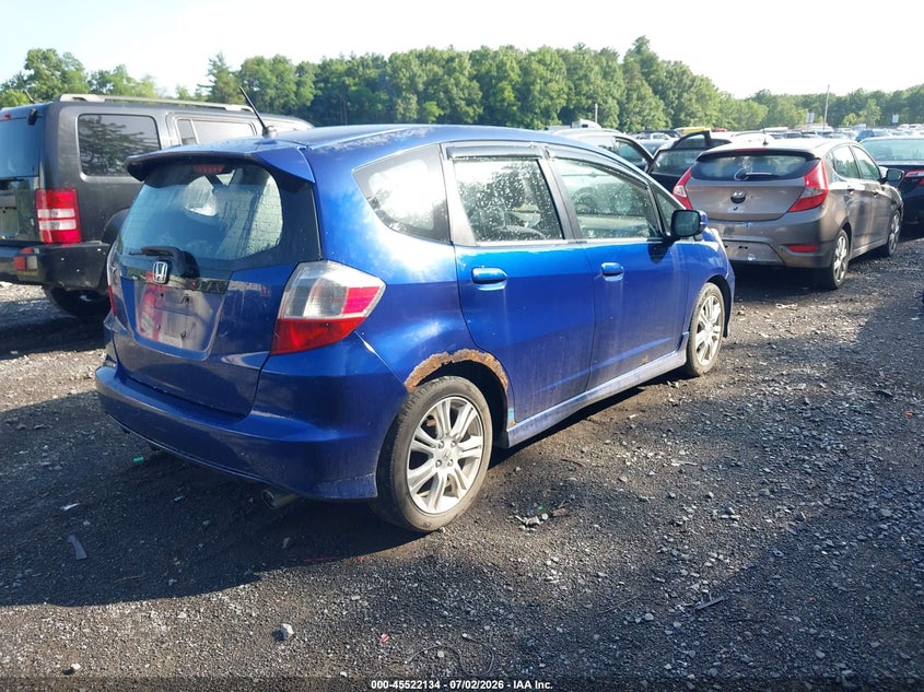 2009 Honda Fit VIN JHMGE87469S056192 IAAI salvage auction — FRONT END, Mv-907A (New York), sold $225 on 2026-07-14 (photo 4)