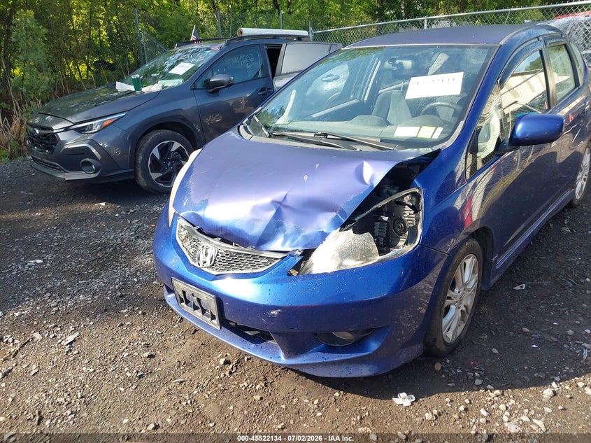 2009 Honda Fit VIN JHMGE87469S056192 IAAI salvage auction — FRONT END, Mv-907A (New York), sold $225 on 2026-07-14 (photo 6)