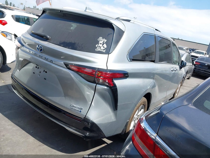 2024 Toyota Sienna VIN 5TDZSKFC4RS137614 IAAI salvage auction — FRONT END, Salvage Title, sold $22,350 on 2026-07-15 (photo 4)