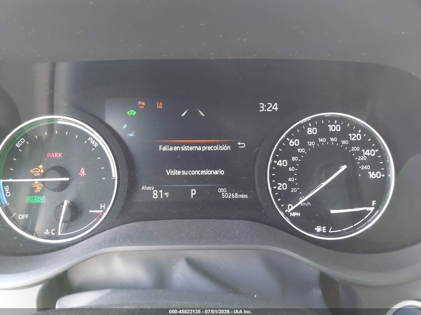 2024 Toyota Sienna VIN 5TDZSKFC4RS137614 IAAI salvage auction — FRONT END, Salvage Title, sold $22,350 on 2026-07-15 (photo 7)