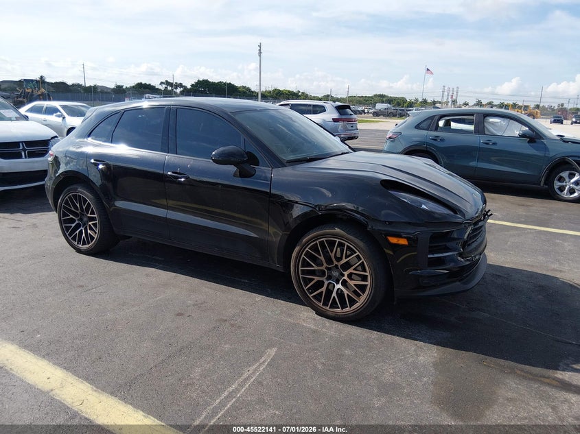 2019 Porsche Macan VIN WP1AB2A54KLB30447 IAAI salvage auction — FRONT END, Rebuildable (Florida), sold $14,600 on 2026-07-30 (photo 1)
