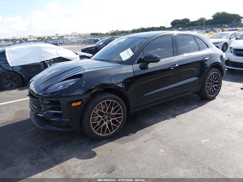 2019 Porsche Macan VIN WP1AB2A54KLB30447 IAAI salvage auction — FRONT END, Rebuildable (Florida), sold $14,600 on 2026-07-30 (photo 2)