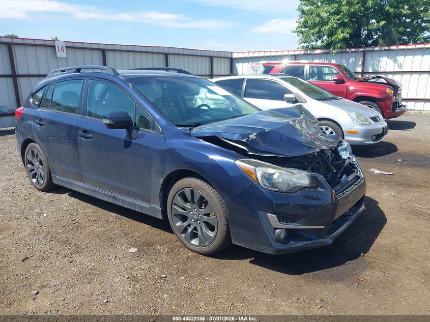 2015 Subaru Impreza VIN JF1GPAW61FH205211 IAAI salvage auction — FRONT END, Bill Of Sale (Washington), sold $1,300 on 2026-07-28 (photo 1)