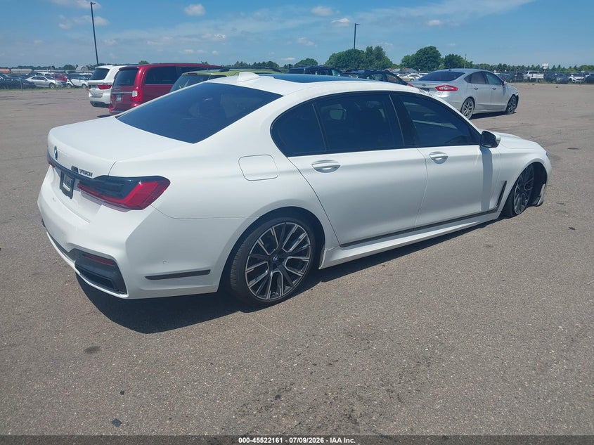 2020 BMW 7er VIN WBA7U2C0XLBM61948 IAAI salvage auction — RIGHT FRONT, Salvage (Minnesota), sold $17,750 on 2026-08-17 (photo 4)