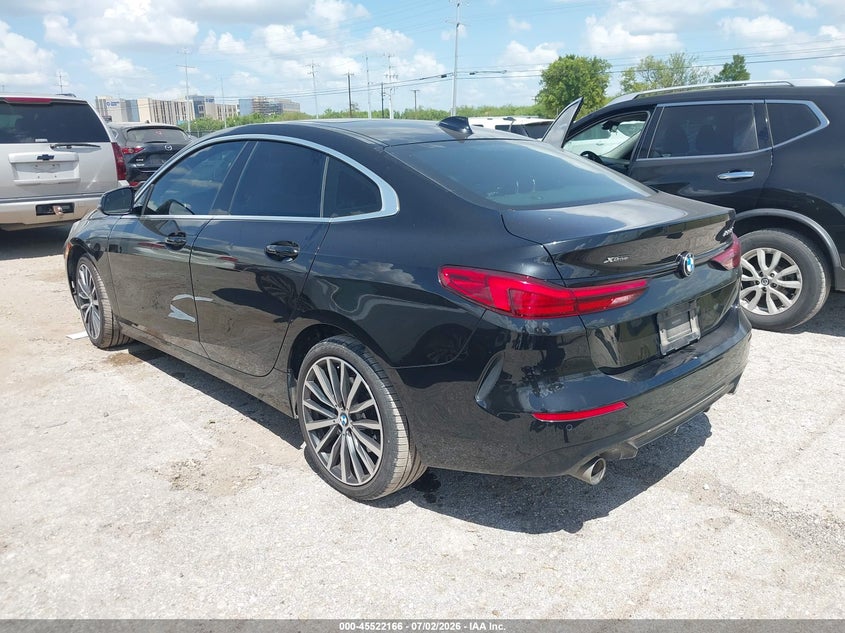 2021 BMW 2er VIN WBA73AK08M7J48870 IAAI salvage auction — UNDERCARRIAGE, Salvage Title, sold $8,600 on 2026-08-16 (photo 3)