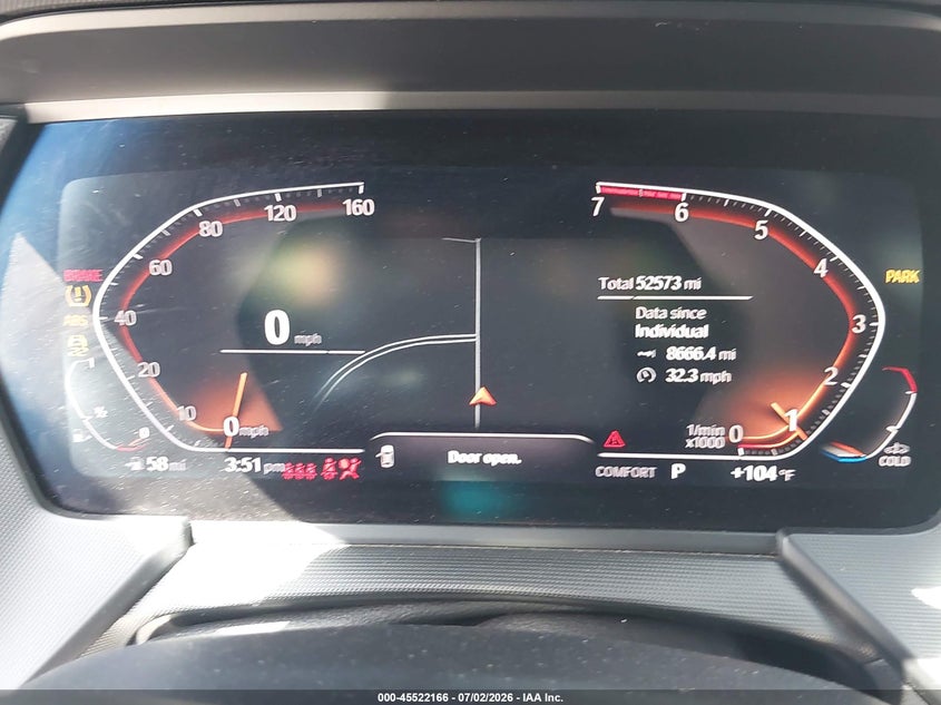 2021 BMW 2er VIN WBA73AK08M7J48870 IAAI salvage auction — UNDERCARRIAGE, Salvage Title, sold $8,600 on 2026-08-16 (photo 7)