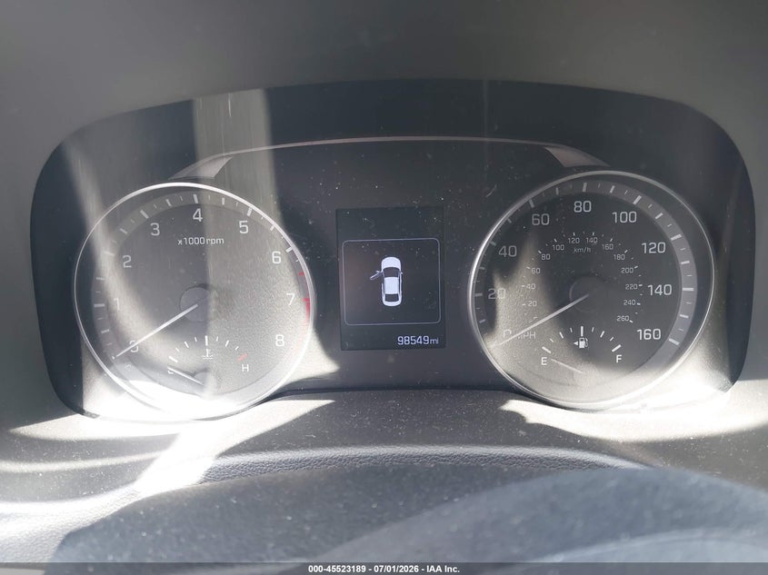 2017 Hyundai Elantra VIN KMHD84LF4HU070800 IAAI salvage auction — NORMAL WEAR, Salvage Title, sold $1,200 on 2026-07-29 (photo 7)