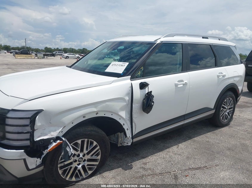 2026 Hyundai Palisade VIN KM8RLES29TU112718 IAAI salvage auction — SIDE, Clear (Florida), sold $18,100 on 2026-07-12 (photo 6)