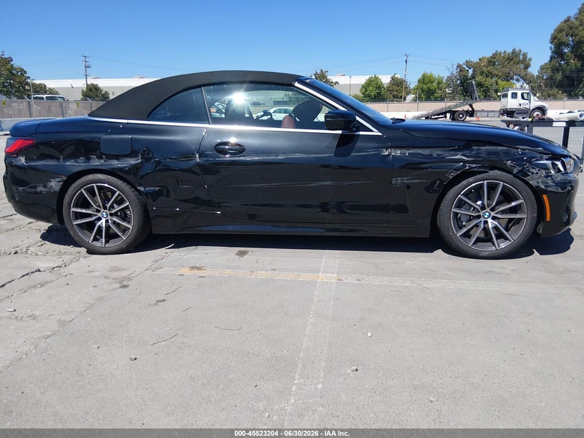 2027 BMW 4er VIN WBA53DB0XVCX77368 IAAI salvage auction — SIDE, Clear (California), sold $43,400 on 2026-07-29 (photo 6)