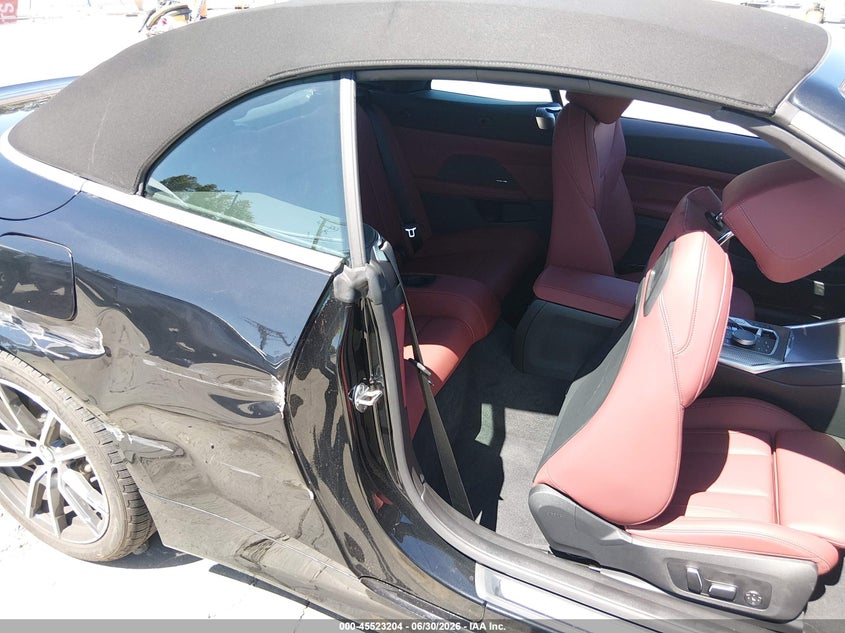 2027 BMW 4er VIN WBA53DB0XVCX77368 IAAI salvage auction — SIDE, Clear (California), sold $43,400 on 2026-07-29 (photo 8)