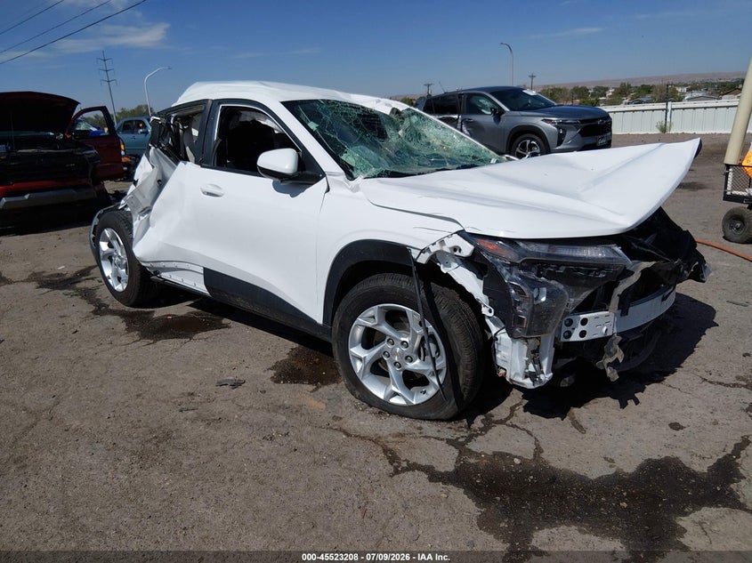 2024 Chevrolet Trax VIN KL77LFE28RC229781 IAAI salvage auction — ROLLOVER, Clear (New Mexico), sold $25 on 2026-07-20 (photo 1)