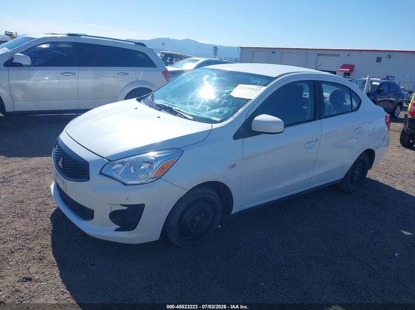 2020 Mitsubishi Mirage VIN ML32F3FJ0LHF10448 IAAI salvage auction — FRONT END, Salvage Title, sold $225 on 2026-07-21 (photo 2)