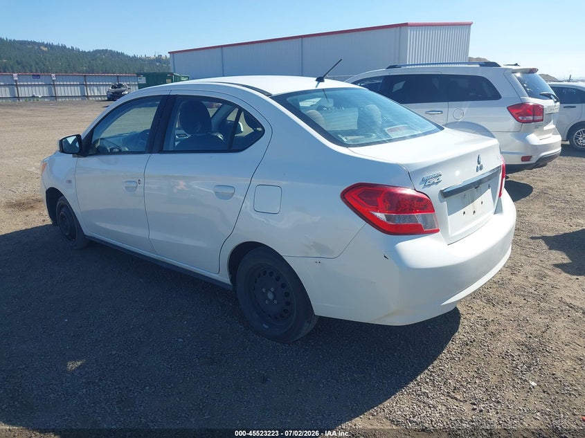 2020 Mitsubishi Mirage VIN ML32F3FJ0LHF10448 IAAI salvage auction — FRONT END, Salvage Title, sold $225 on 2026-07-21 (photo 3)