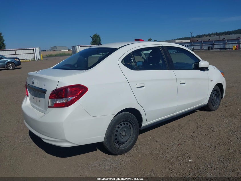 2020 Mitsubishi Mirage VIN ML32F3FJ0LHF10448 IAAI salvage auction — FRONT END, Salvage Title, sold $225 on 2026-07-21 (photo 4)