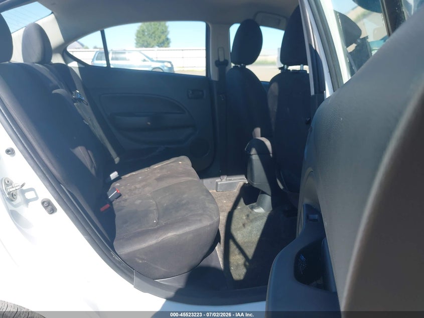 2020 Mitsubishi Mirage VIN ML32F3FJ0LHF10448 IAAI salvage auction — FRONT END, Salvage Title, sold $225 on 2026-07-21 (photo 8)