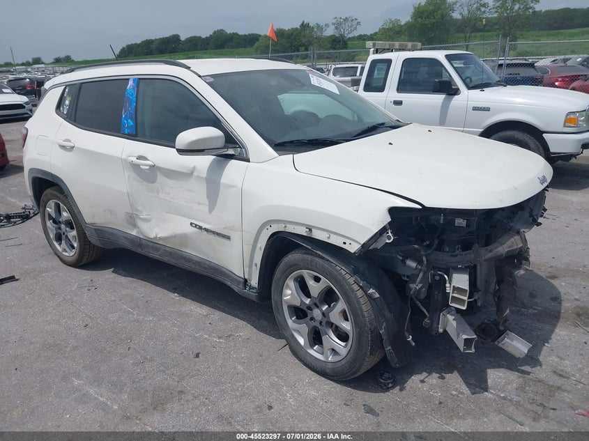 2021 Jeep Compass VIN 3C4NJDCB4MT520427 IAAI salvage auction — FRONT END, Wait Title, sold $3,050 on 2026-09-08 (photo 1)