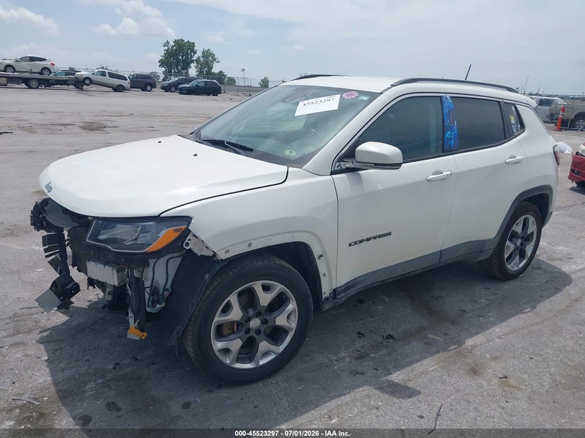 2021 Jeep Compass VIN 3C4NJDCB4MT520427 IAAI salvage auction — FRONT END, Wait Title, sold $3,050 on 2026-09-08 (photo 2)