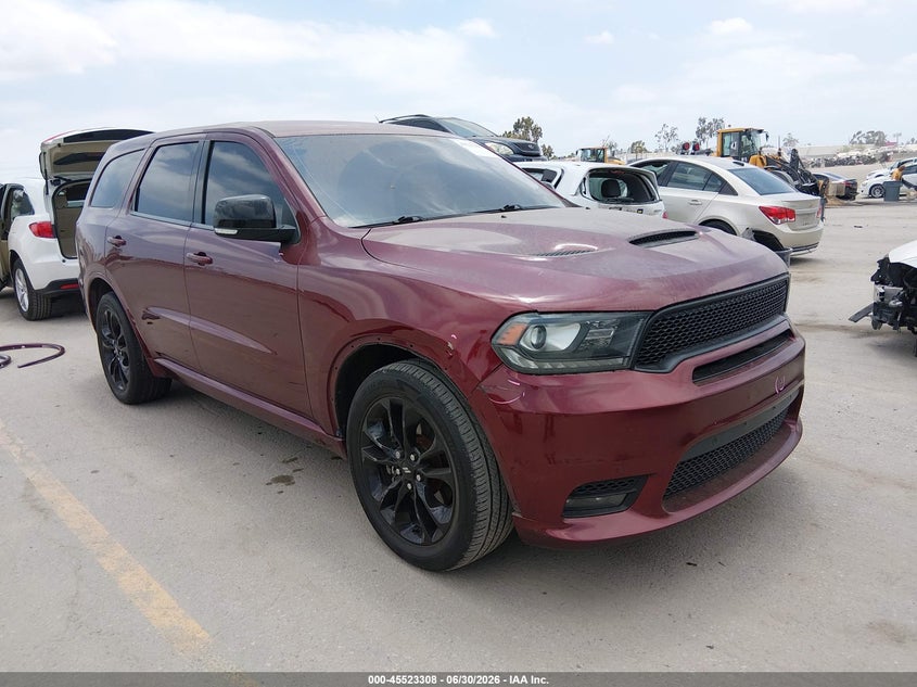 2020 Dodge Durango VIN 1C4SDHCT0LC186028 IAAI salvage auction — LEFT REAR, Wait Title, sold $125 on 2026-09-26 (photo 1)