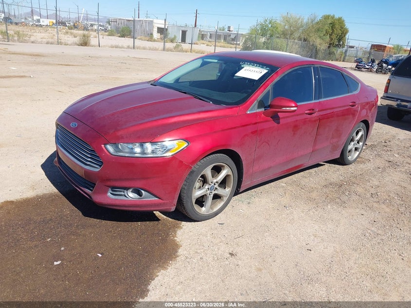 2013 Ford Fusion VIN 3FA6P0HR0DR325557 IAAI salvage auction — NORMAL WEAR, Clear-Dealer Only (Arizona), sold $250 on 2026-07-09 (photo 2)