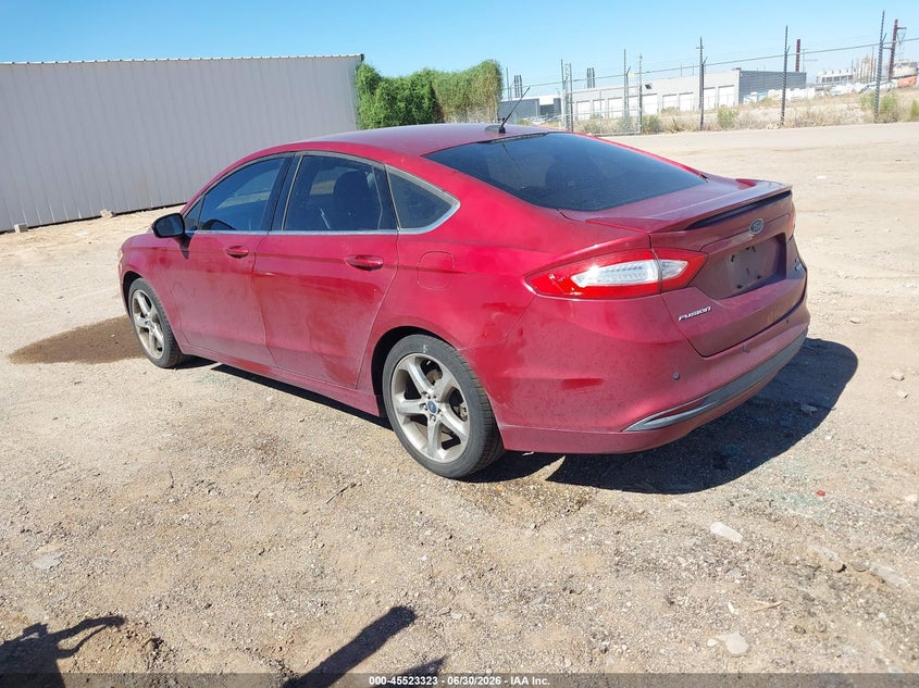 2013 Ford Fusion VIN 3FA6P0HR0DR325557 IAAI salvage auction — NORMAL WEAR, Clear-Dealer Only (Arizona), sold $250 on 2026-07-09 (photo 3)