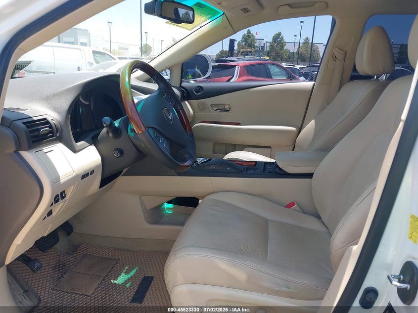 2010 Lexus Rx 350 VIN JTJZK1BA9A2409095 IAAI salvage auction — FRONT END, Salvage Certificate (California), sold $3,850 on 2026-07-17 (photo 5)