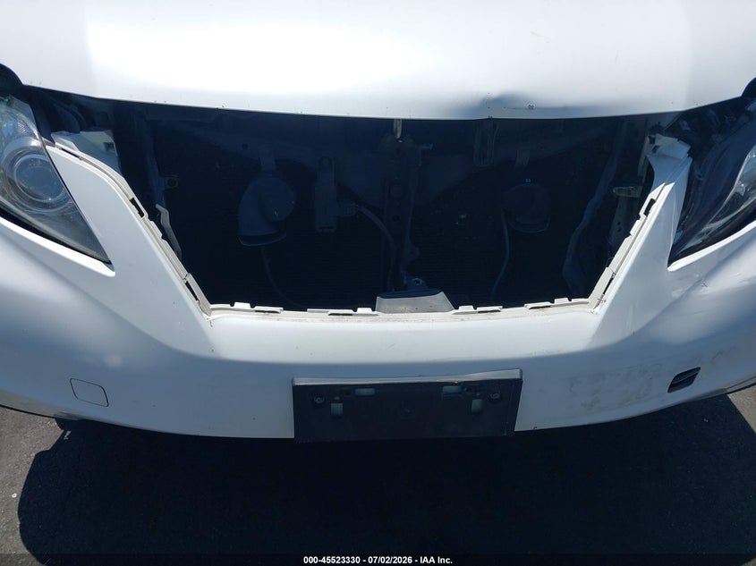 2010 Lexus Rx 350 VIN JTJZK1BA9A2409095 IAAI salvage auction — FRONT END, Salvage Certificate (California), sold $3,850 on 2026-07-17 (photo 6)