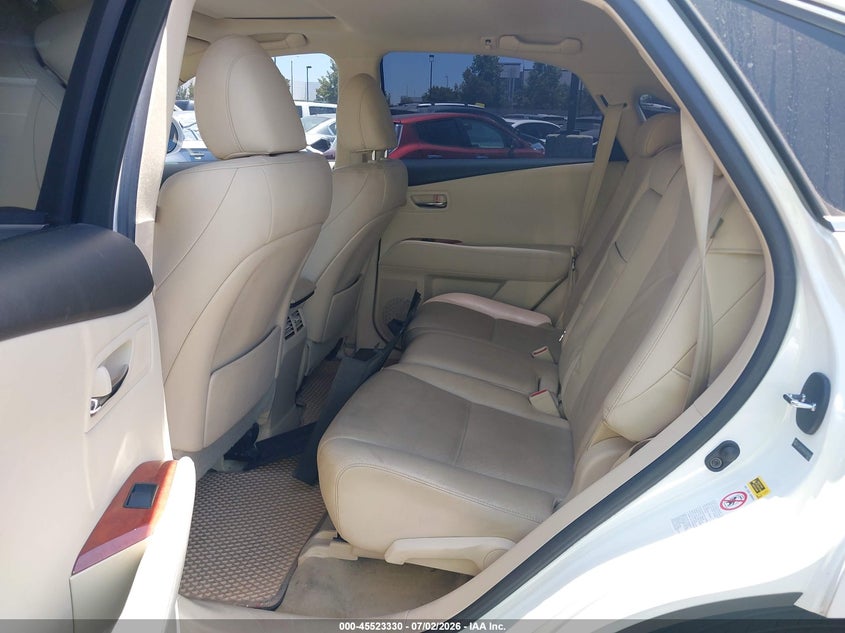 2010 Lexus Rx 350 VIN JTJZK1BA9A2409095 IAAI salvage auction — FRONT END, Salvage Certificate (California), sold $3,850 on 2026-07-17 (photo 8)