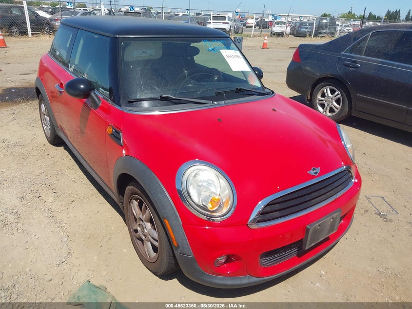 2012 Mini Cooper VIN WMWSU3C55CT263686 IAAI salvage auction — NORMAL WEAR, Clear - Dealer Only (California), sold $350 on 2026-07-24 (photo 1)
