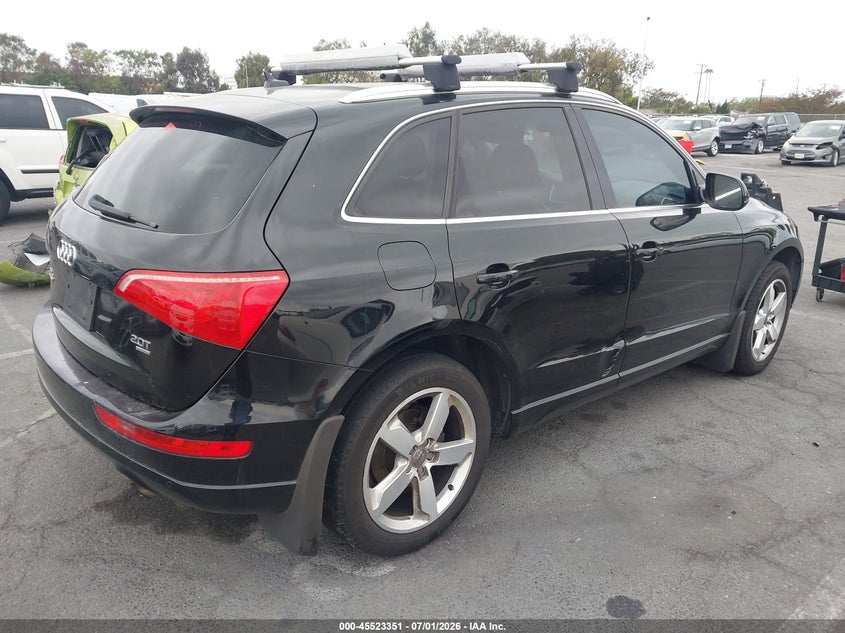 2012 Audi Q5 VIN WA1LFAFP0CA096758 IAAI salvage auction — NORMAL WEAR, Clear - Dealer Only (California), sold $400 on 2026-07-09 (photo 4)