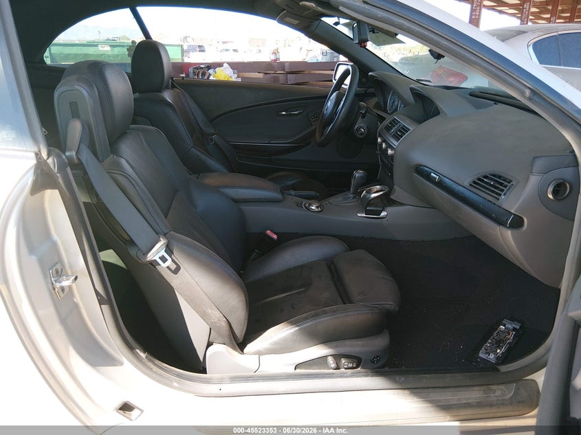 2005 BMW 6 series VIN WBAEK73465B326952 IAAI salvage auction — NORMAL WEAR, Clear-Dealer Only (Arizona), sold $750 on 2026-07-28 (photo 5)