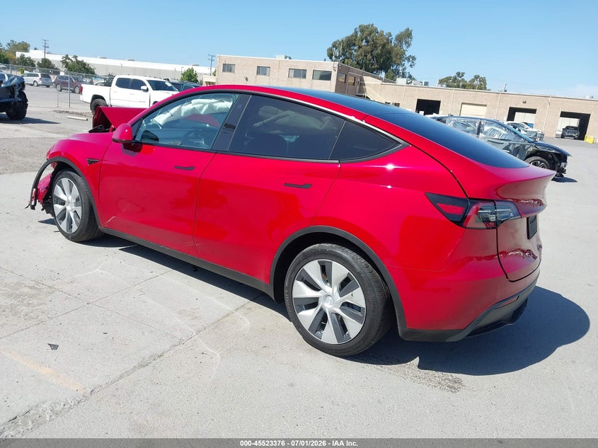 2021 Tesla Model y VIN 5YJYGDEE7MF219233 IAAI salvage auction — FRONT END, Salvage Title, sold $6,400 on 2026-07-30 (photo 3)