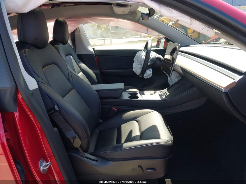2021 Tesla Model y VIN 5YJYGDEE7MF219233 IAAI salvage auction — FRONT END, Salvage Title, sold $6,400 on 2026-07-30 (photo 5)