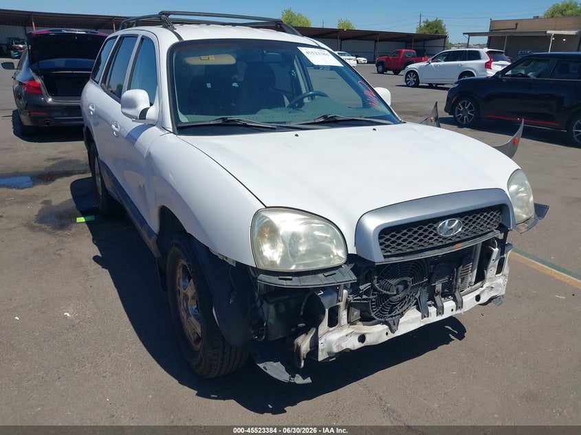2002 Hyundai Santa fe VIN KM8SC13D12U180424 IAAI salvage auction — FRONT END, Salvage (California), sold $400 on 2026-07-22 (photo 1)