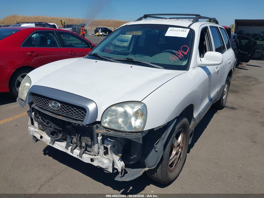 2002 Hyundai Santa fe VIN KM8SC13D12U180424 IAAI salvage auction — FRONT END, Salvage (California), sold $400 on 2026-07-22 (photo 2)