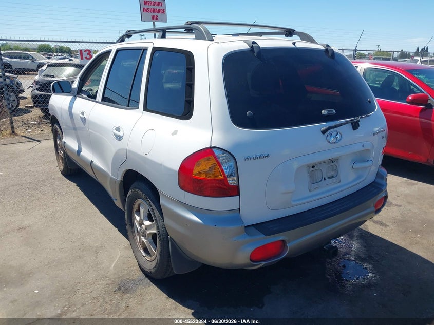 2002 Hyundai Santa fe VIN KM8SC13D12U180424 IAAI salvage auction — FRONT END, Salvage (California), sold $400 on 2026-07-22 (photo 3)