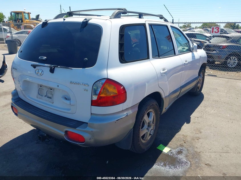 2002 Hyundai Santa fe VIN KM8SC13D12U180424 IAAI salvage auction — FRONT END, Salvage (California), sold $400 on 2026-07-22 (photo 4)