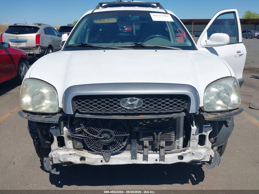 2002 Hyundai Santa fe VIN KM8SC13D12U180424 IAAI salvage auction — FRONT END, Salvage (California), sold $400 on 2026-07-22 (photo 6)