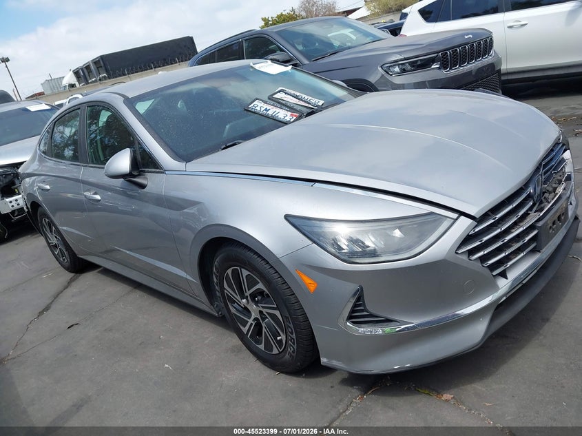 2020 Hyundai Sonata VIN KMHL24JJ4LA010658 IAAI salvage auction — FRONT END, Salvage Certificate (California), sold $4,150 on 2026-07-29 (photo 1)